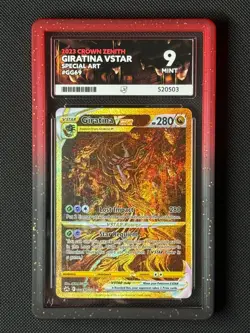 ACE 9 Giratina VSTAR Gg69/Gg70 Special Art Pokemon Card Crown Zenith MINT - Image 1