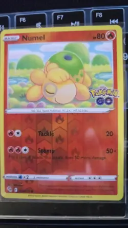 013/078 Numel Common Reverse Holo Card : Pokemon GO Trading Card Game TCG - Image 1