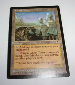 Ghost Town X1 Magic the Gathering card MTG lot - Image 1