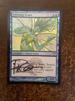 FOIL Silkwing Scout Dissension X1 Signed MTG - Image 1