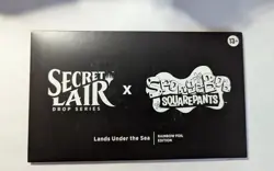 1x Lands Under The Sea Foil SpongeBob Square Pants Secret Lair Sealed x1 - Image 1