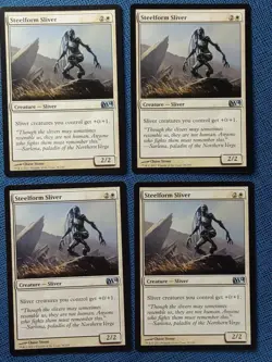 MTG 4x Steelform Sliver x4 NM Core Set 2014 M14 Magic Playset - Image 2