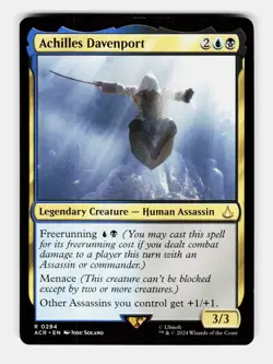 MTG: Achilles Davenport | Universes Beyond: Assassin's Creed 294 NM - Image 1
