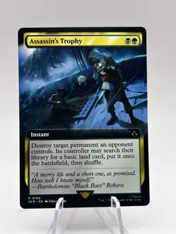 Assassin's Trophy 0166 Extended Art Universes Beyond Assassin's Creed ACR MTG NM - Image 1