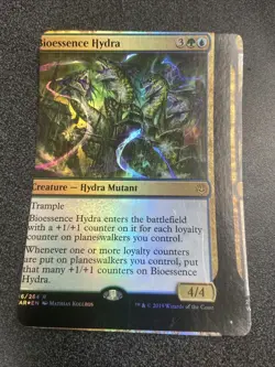 Bioessence Hydra MTG War of the Spark NFC Foil Miscut/Misprint - Image 1