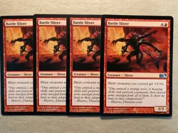 MTG 4x Battle Sliver Core Set 2014 M14 Modern Magic the Gathering x4 NM - Image 1