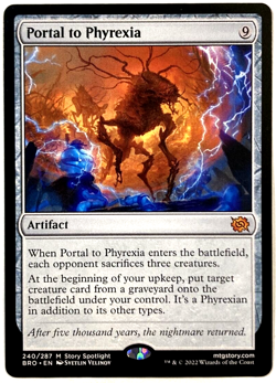 MTG Portal to Phyrexia The Brothers' War 240 NM Mythic - Image 1