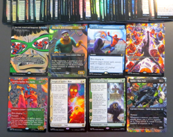 Magic MTG Marvel's Spider-Man Base Rare FOIL Lot (175) Extended art and more - Image 2