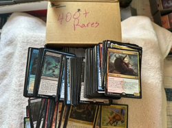 Magic: The Gathering-400+ Count Bulk Rares-All 5 Colors, Multi-col, lands, arts - Image 1