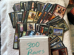 Magic: The Gathering-300 Count Bulk Rares-All 5 Colors and multi-colors - Image 1