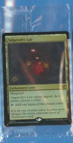 MTG: PreRelease Promo: Duskmourn: House of Horror: Valgavoth's Lair: FOIL - Image 1