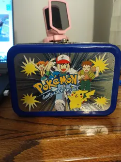 1998 Pokemon Gotta Catch Em All Collectors Tin Card/Mini Lunch Box Vtg Nintendo - Image 1