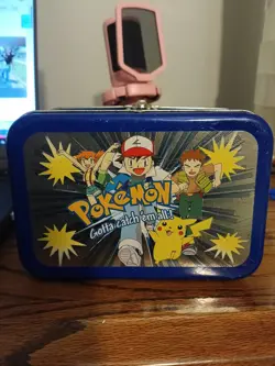 1998 Pokemon Gotta Catch Em All Collectors Tin Card/Mini Lunch Box Vtg Nintendo - Image 3