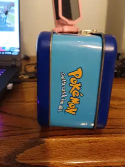 1998 Pokemon Gotta Catch Em All Collectors Tin Card/Mini Lunch Box Vtg Nintendo - Image 4