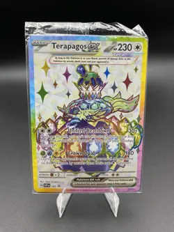 SEALED Terapagos ex - SVP165 - Black Star Promo Pokemon TCG NEAR MINT - Image 1