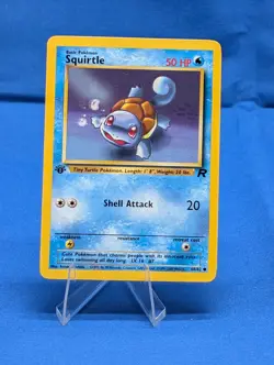 Squirtle 68/82 1st Edition Team Rocket Pokemon TCG - Image 1