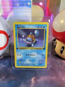 Squirtle 68/82 Pokemon TCG Team Rocket 1st Edition Regular Common MP - Image 1