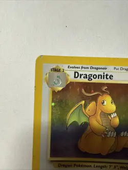 Pokemon TCG Dragonite 4/62 LP Fossil Unlimited Holo Rare - Image 2