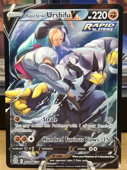 2022 Pokemon SWSH Rapid Strike Urshifu V Trainer Gallery #TG20/TG30 NM - Image 1