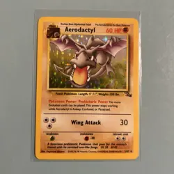 Pokemon TCG | Aerodactyl 1/62 | Fossil Set | Rare Holo | Near Mint - Image 1