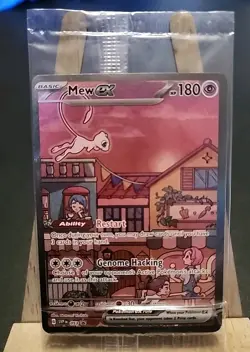 Pokemon Mew ex SVP EN 053 Promo Full Art Black Star Sealed NM/Mint Holo - Image 1