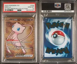 Pokemon Mew ex 151 Ultra-Premium Coll. Gold Metal Promo #205 PSA 10 Gem Mint - Image 5