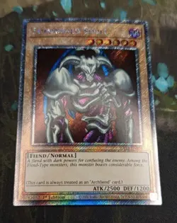 YuGiOh TCG | Summoned Skull | Platinum Secret Rare | Mint | RA03 | 1st - Image 1