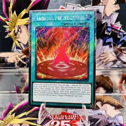 Yugioh Magical Meltdown RA04-EN280 Platinum Secret Rare 1st Ed Near Mint - Image 1