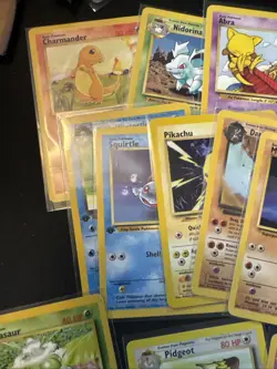 Vintage Pokemon Card Lot 3 Rares 2 Staled Reverse Holos 32 Total - Image 4