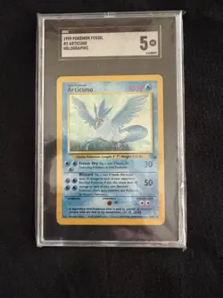 1999 Pokemon Fossil Articuno Holo #2 SGC 5 EX Rare Vintage WOTC Trading Card - Image 1