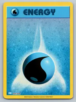 Water Energy 033/034 CLB Pokemon Card Game Classic Box Blastoise Deck Holo NM - Image 1