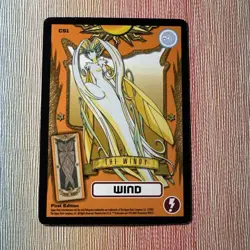 Cardcaptor Sakura Trading card game series 1 : demo card 1st ED Cs1 The Windy - Image 1