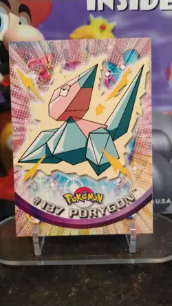 PORYGON Series 3 TV Animation Ed. POKEMON Non-Holo TOPPS 2000 Trading Card #137 - Image 1