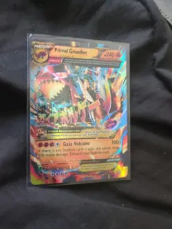 Pokemon Mega Primal Groudon EX Holo Ultra Rare Card 2014 86/160 - Image 1