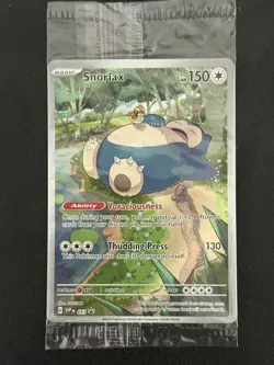 Pokemon TCG Snorlax 051 SV Scarlet & Violet 151 Promo Card Sealed - Image 1