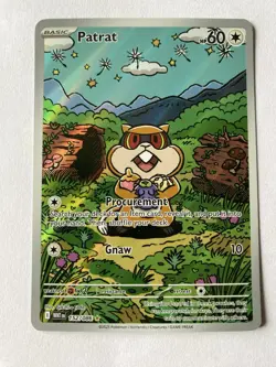 Patrat 152/086 Illustration Art Rare Pokemon Card SV: White Flare NM - Image 1