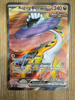 Raging Bolt ex 196/162 - Temporal Forces Pokemon Card - NM - Image 1