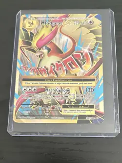 Pidgeot EX (Full Art) Holo card (104/108) from the Pokemon TCG XY Evolutions set - Image 1