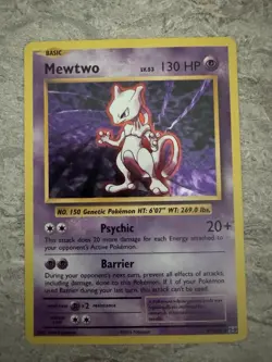 Mewtwo Holo - XY Evolutions Set - 51/108 Rare Holo Pokemon Card 2016 LP - Image 1