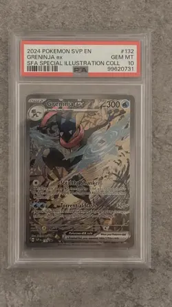 Pokemon TCG Greninja EX Black Star Promo Card SVP 132 PSA 10 - Image 1