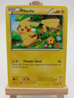 Pikachu 27/111 - Furious Fists - Regular Common LP Pokemon Card, 2014 - Image 1