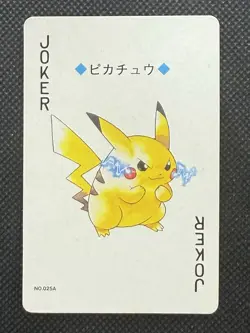 Pokemon Pikachu JOKER 025A Silver Lugia Deck Playing Card Poker Nintendo VG - Image 1