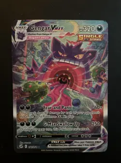Pokemon Gengar VMAX Alternate Art Secret Holo Card 271/264 - Image 1