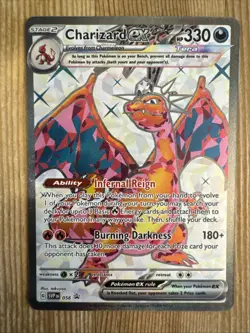 Charizard ex SVP056 Black Star Promo Full Art Scarlet & Violet Pokemon Card NM - Image 1