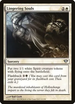 Lingering Souls 1x MtG Dark Ascension SP/NM - Image 1