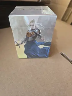 MTG MagicCon Las Vegas 2024 Ultra Pro Deck Box + Sleeves Angel Anna Christensen - Image 1