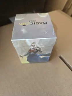 MTG MagicCon Las Vegas 2024 Ultra Pro Deck Box + Sleeves Angel Anna Christensen - Image 2