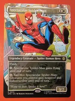 MTG: SPIDER-MAN: PECTACULAR SPIDER - MAN , 0014, REGULAR, RARE, NM, BORDERLESS - Image 1