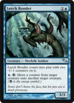 Leech Bonder - Medium Play MTG Shadowmoor - Image 1