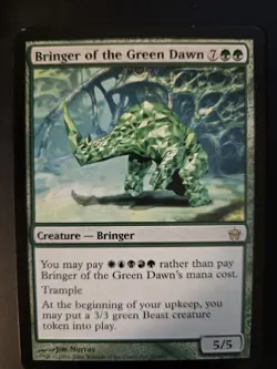 Bringer of the Green Dawn NM Fifth Dawn MTG FREE SHIPPING - Image 1
